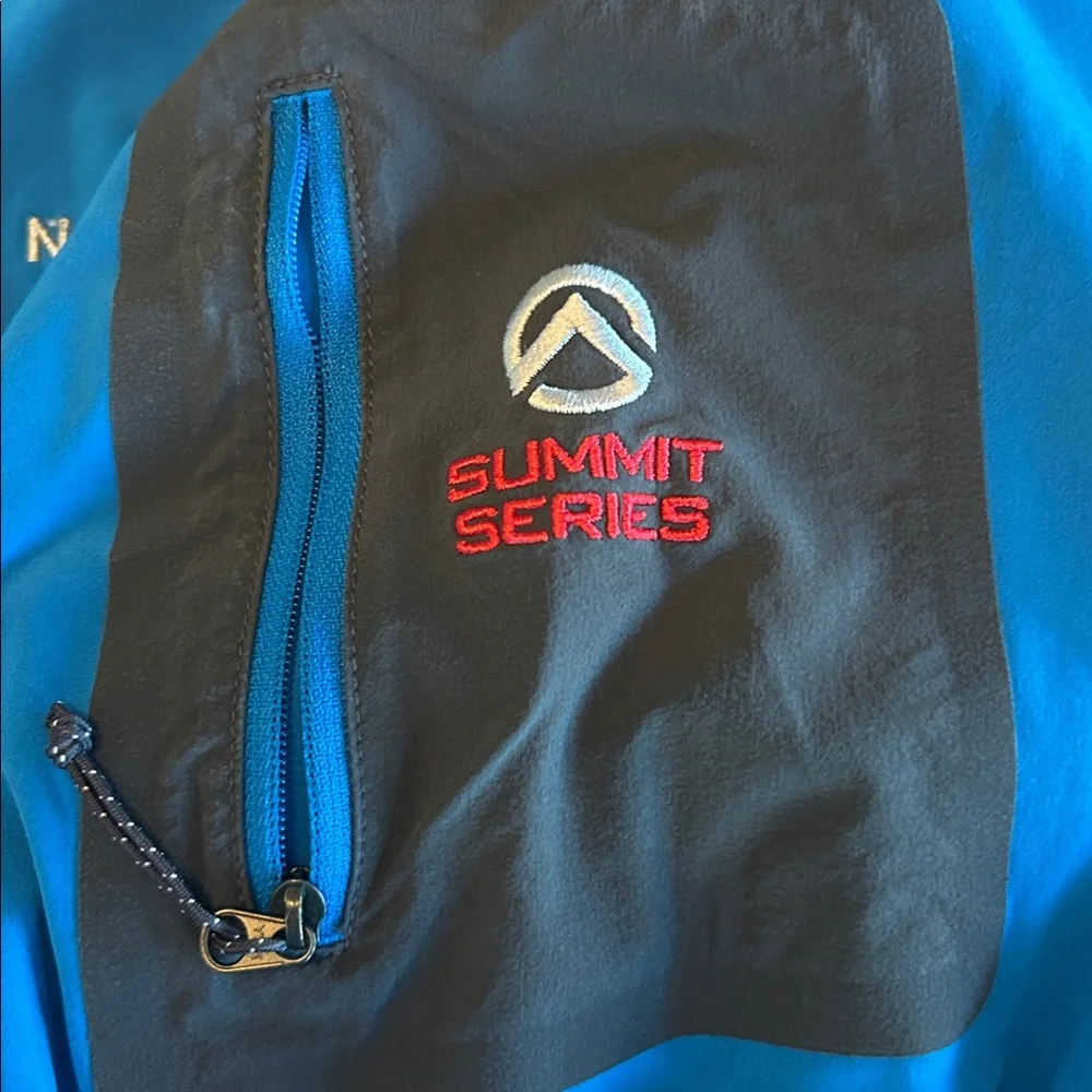 The North Face Men's Performance Jacket in Blue and Gray the summit‎ series